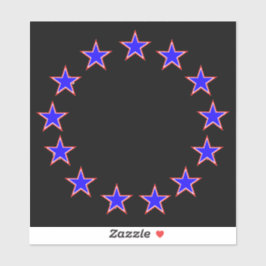 Adesivo Branco vermelho e azul 13