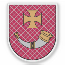 Adesivo Brasão de armas da cidade de Ventspils, Letônia