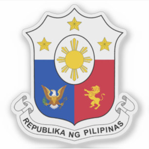 Adesivo Brasão de armas das Filipinas