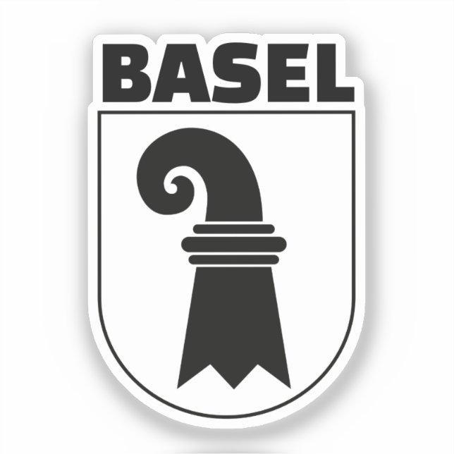 Adesivo Brasão de armas de Basileia (Frente)