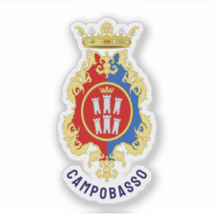 Adesivo brasão de armas de Campobasso, Itália