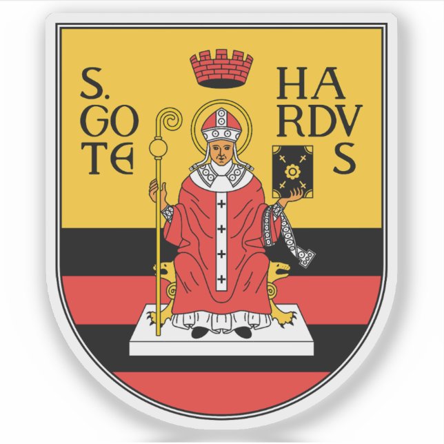 Adesivo Brasão de armas de Gotha, Alemanha (Frente)