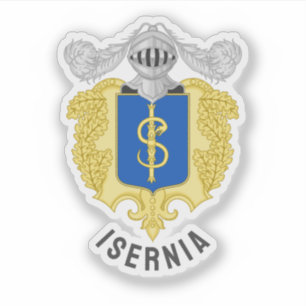 Adesivo Brasão de Armas de Isernia, Itália