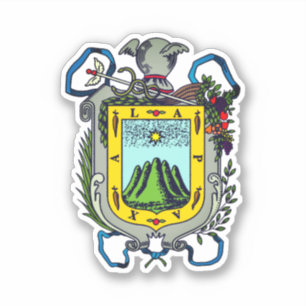 Adesivo brasão de armas de Jalapa, México
