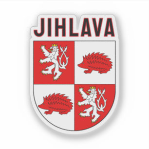 Adesivo Brasão de armas de Jihlava, República Tcheca