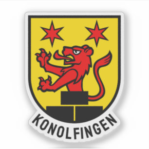 Adesivo Brasão de armas de Konolfingen, Suíça