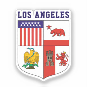 Adesivo Brasão de armas de Los Angeles