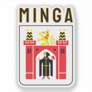 Adesivo Brasão de armas de Minga, Baviera