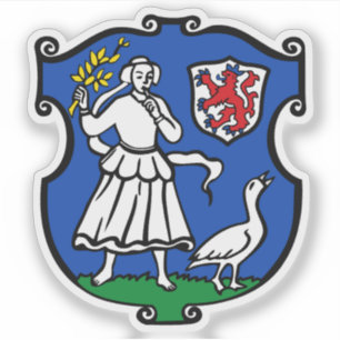 Adesivo Brasão de armas de Monheim am Rhein, Alemanha