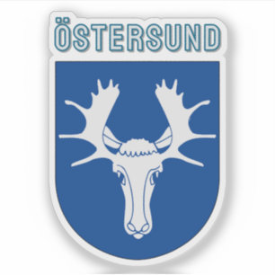 Adesivo Brasão de armas de Östersund - Suécia