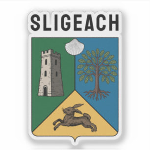 Adesivo Brasão de Armas de Sligo, Irlanda
