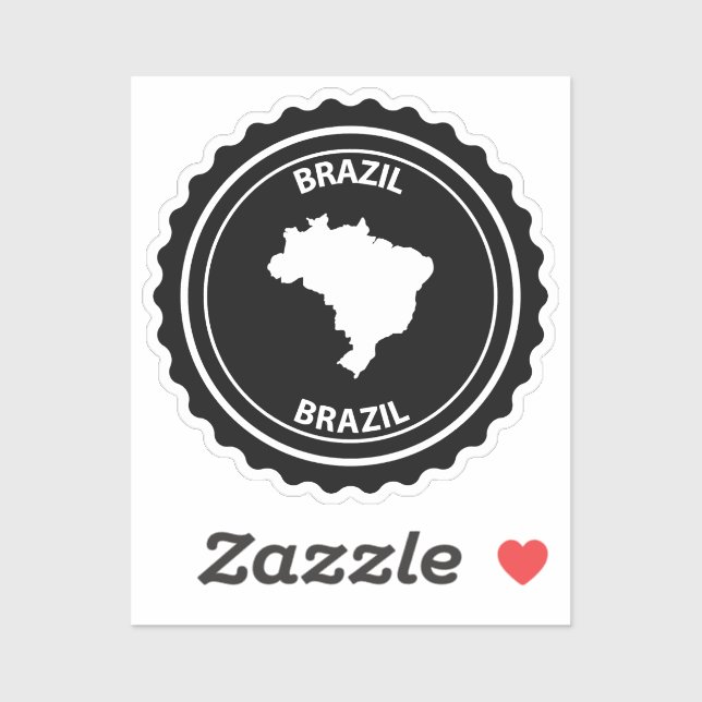 Adesivo Brasil (Folha)