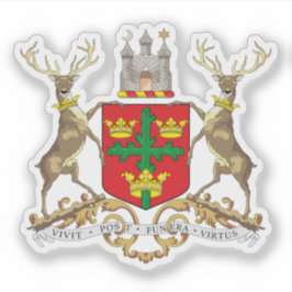Adesivo Brasões de armas da cidade de Nottingham, Inglater