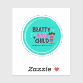 Adesivo Bratty Inner Child Logo 