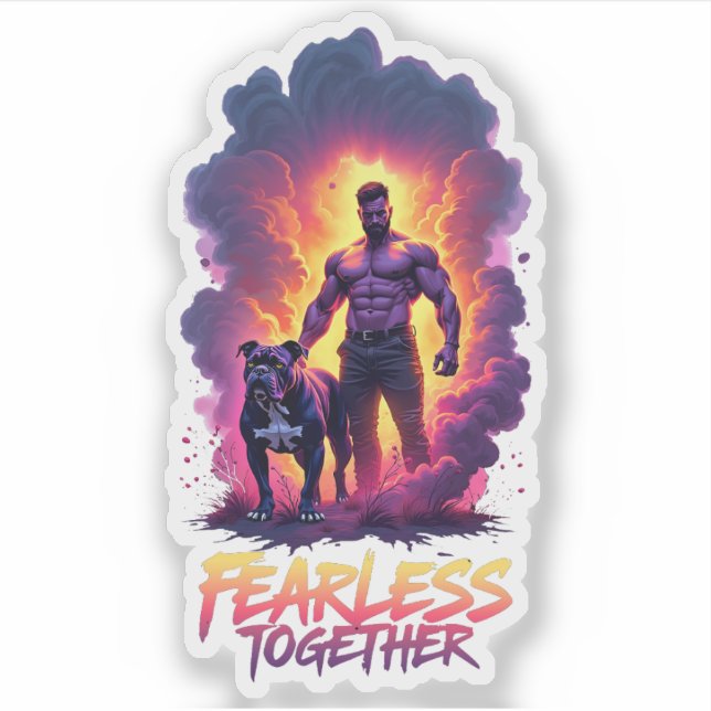 Adesivo Brave Man Sticker (Frente)