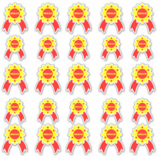Adesivo Bravo Divertimento, Recompensa, Professor Stickers