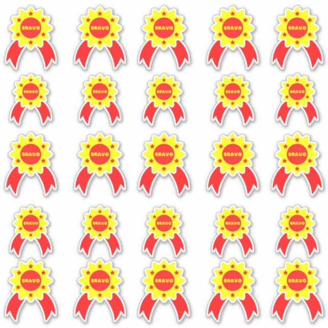 Adesivo Bravo Divertimento, Recompensa, Professor Stickers (Frente)