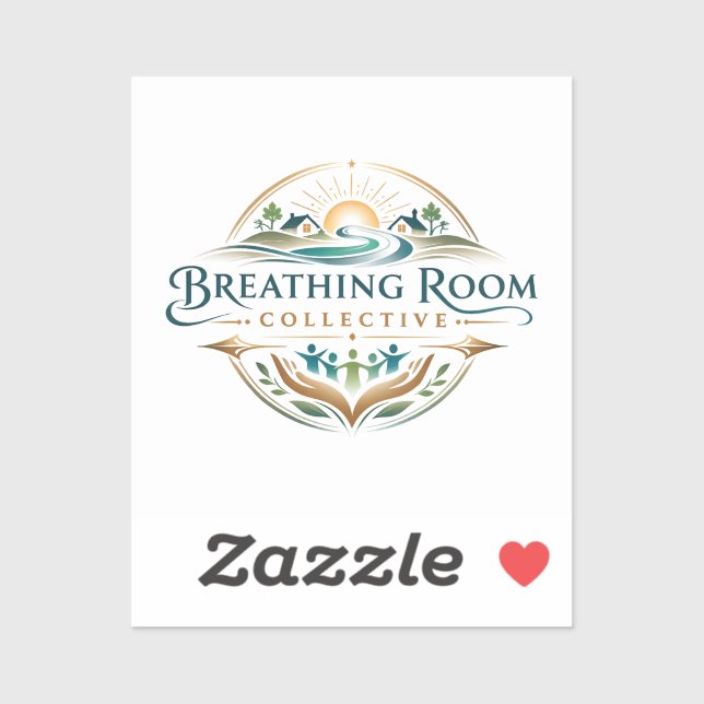 Adesivo Breathing Room Collective Logo Sticker (Folha)