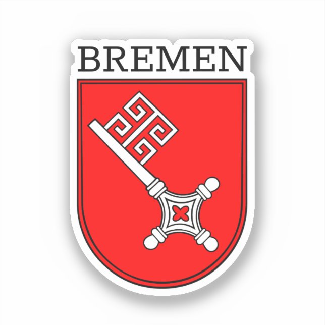 Adesivo Bremen Casaco do Botão de Armas (Frente)