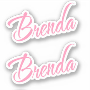 Adesivo Brenda Decorative Name (Nome decorativo da Brenda)
