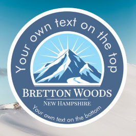 Adesivo Bretton Woods New Hampshire ski resort