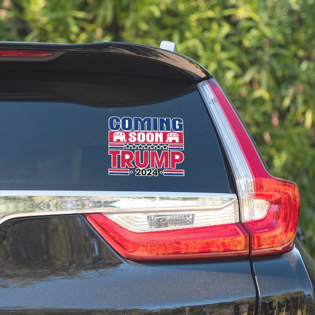 Adesivo Brevemente Trump 2024 (Lado do carro)