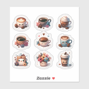 Adesivo "Brew Brew Coffee Set"