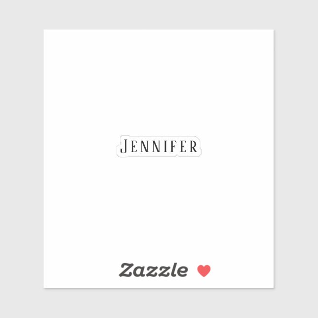 Adesivo Bridesmaid Nome Monograma Chá de panela Casamento (Folha)