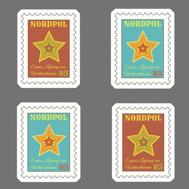 Adesivo Briefmarken vom Weihnachtsmann Sticker (Criador carregado)