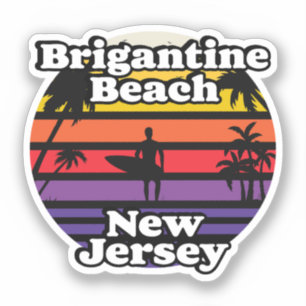 Adesivo Brigantine Beach, Nova Jersey