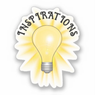 Adesivo Bright Idea Light Bulb