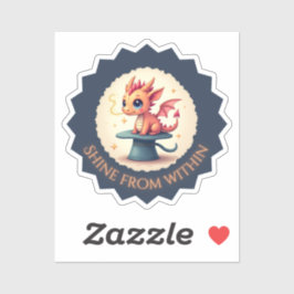 Adesivo Brilhar De Dentro - Dragão Cujo Corte