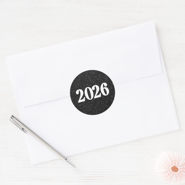 adesivo brilho preto 2026 para envelopes (Envelope)