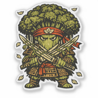 Adesivo Broccoli Bushido — Protector of the Forest