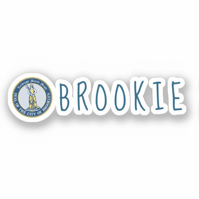 Adesivo Brookie - NYC (Frente)