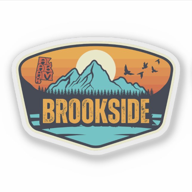 Adesivo Brookside, Alabama (Frente)