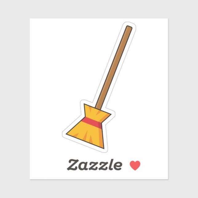 Adesivo Bruxa Broom (Folha)