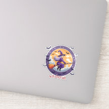 Bruxa de Halloween redonda