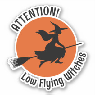 Adesivo Bruxa na Broom