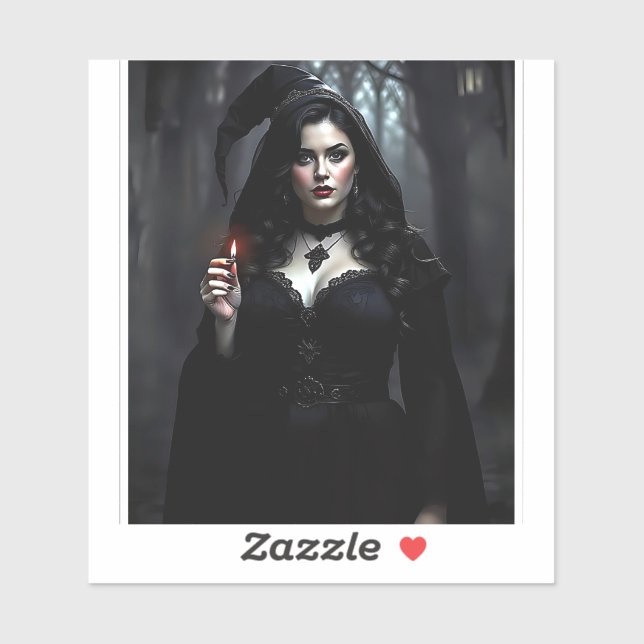 Adesivo Bruxa Noturna (Folha)