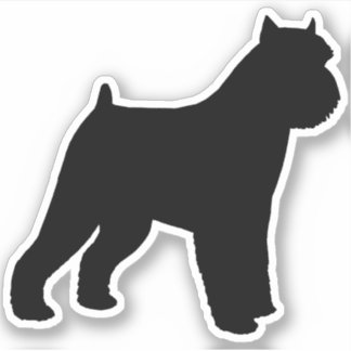 Adesivo Bruxelas Griffon Silhout Vinyl Sticker