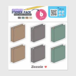 ADESIVO BTS- LIVROS, PAPÉIS (3RING BINDER)