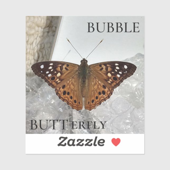 Adesivo Bubble BUTTerfly (Folha)