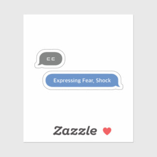 Adesivo Bubble de Chat Coreano ㄷ ㄷ