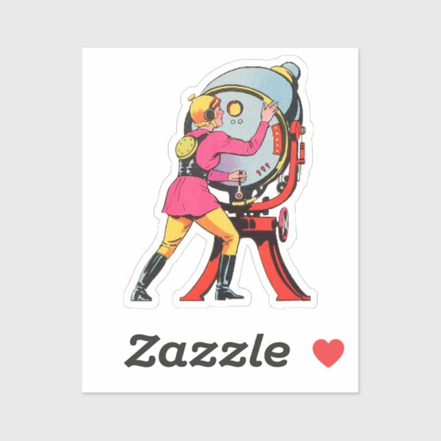 Adesivo Buck Rogers 1930s (Folha)