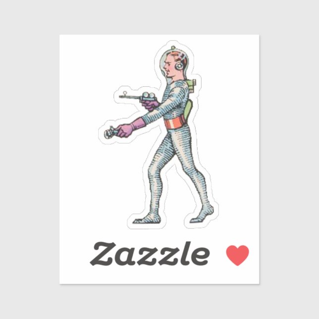 Adesivo Buck Rogers 1930s (Folha)