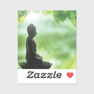 Adesivo Buda Pacífica na Natureza