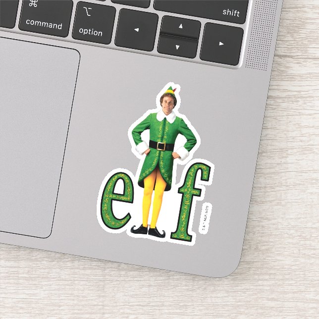Adesivo Buddy, o logotipo do filme Elf (Detalhe)