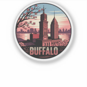 Adesivo Buffalo City New York EUA