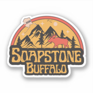 Adesivo Buffalo Soapstone, Alaska Sticker